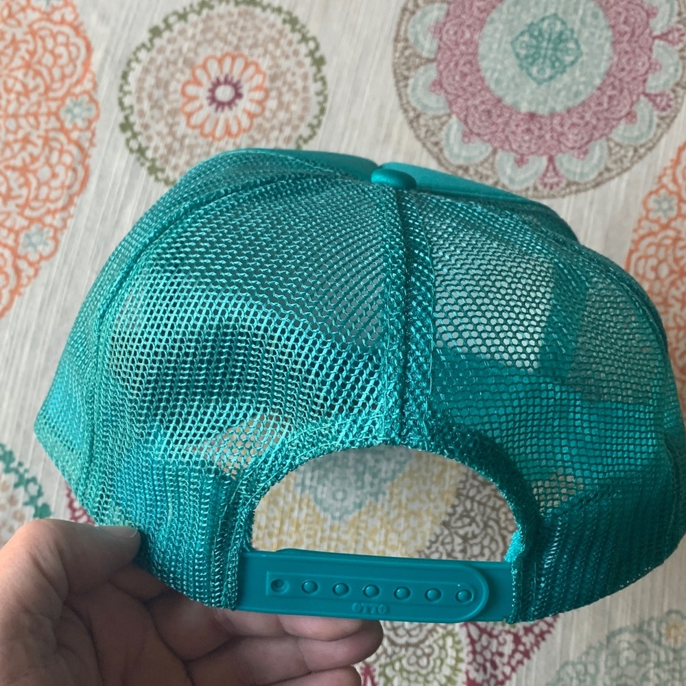 ALOHA Collection Aqua Mesh SnapBack Foam Panel Trucker Cap NWOT - Picture 6 of 7